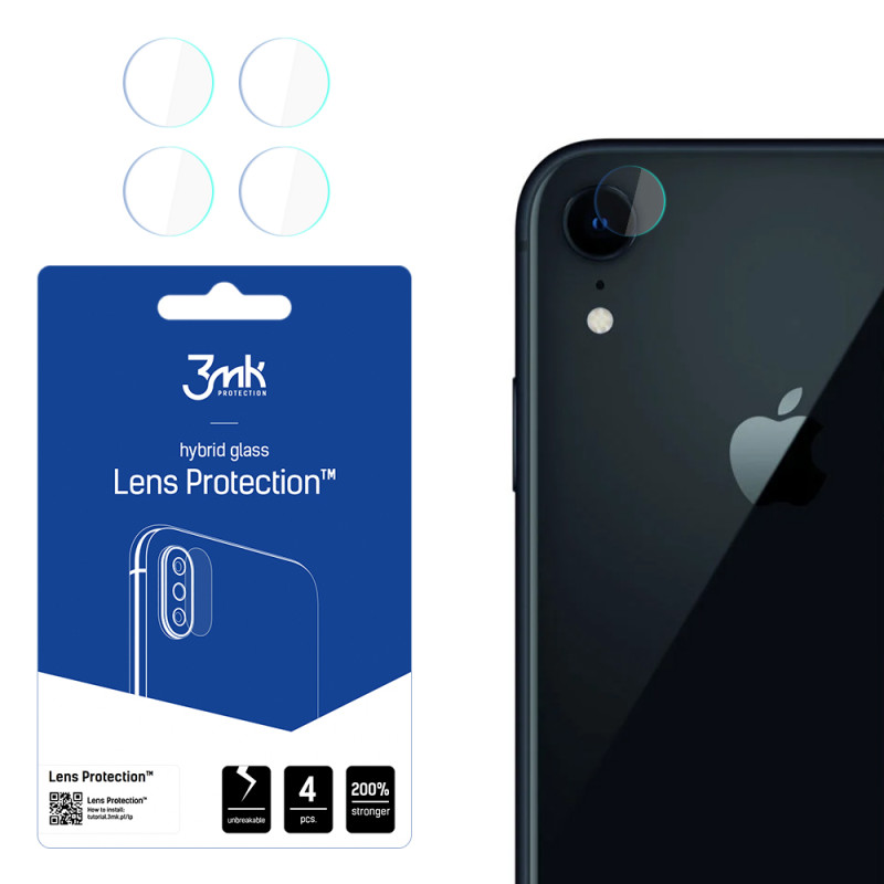 3mk Lens Protection™ hibridinis kameros stiklas, skirtas iPhone XR