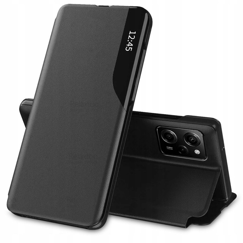 „Tech-Protect Smart View“ dėklas, skirtas „Xiaomi Redmi Note 12 Pro 5G“ / „Poco X5 Pro 5G“ – juodas