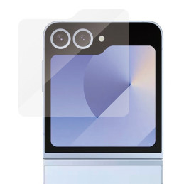 „PanzerGlass Classic Fit“ stiklas, skirtas „Samsung Galaxy Z Flip 6“.