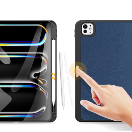 „Dux Ducis Domo“ dėklas su atlenkimu ir išmaniuoju miego režimu, skirtas „Xiaomi Pad 6 / 6 Pro“ – mėlynas