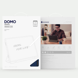 „Dux Ducis Domo“ dėklas su atlenkimu ir išmaniuoju miego režimu, skirtas „Xiaomi Pad 6 / 6 Pro“ – mėlynas