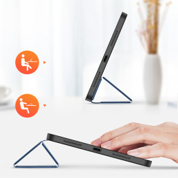 „Dux Ducis Domo“ dėklas su atlenkimu ir išmaniuoju miego režimu, skirtas „Xiaomi Pad 6 / 6 Pro“ – mėlynas