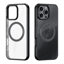 „Dux Ducis Aimo Mag“ dėklas su „MagSafe“, skirtas „iPhone 16 Pro Max“ – juodas