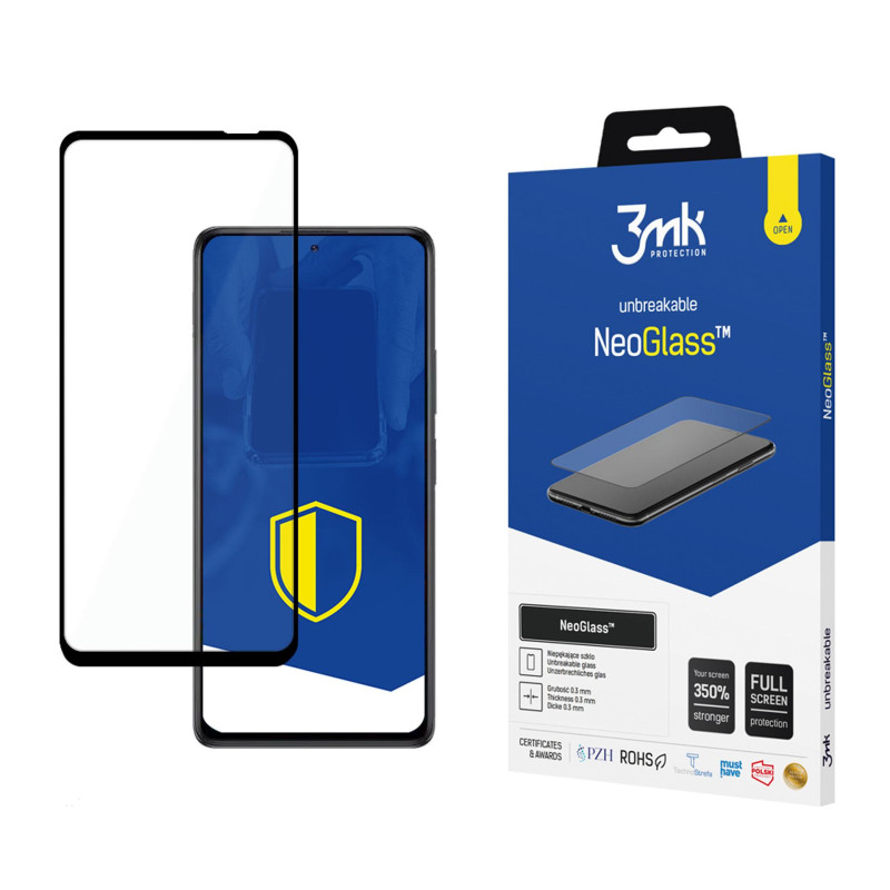 3mk NeoGlass™ kompozicinis stiklas „Xiaomi Redmi Note 10 Pro“ telefone
