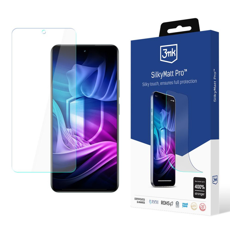 Matinė apsauginė plėvelė 3mk Silky Matt Pro, skirta Realme 12x 5G