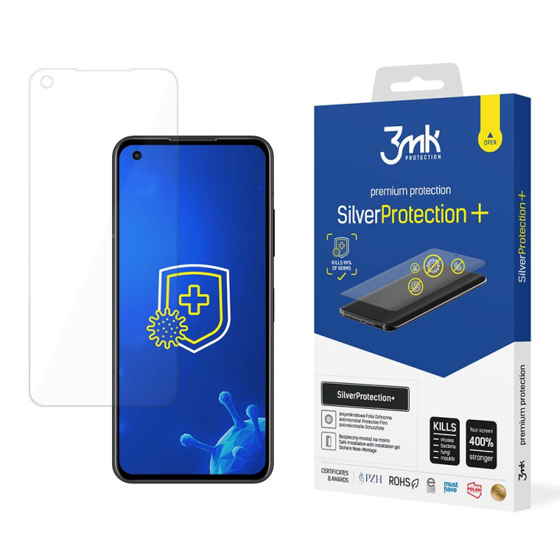 Antibakterinė apsauginė plėvelė 3mk SilverProtection+ Asus Zenfone 10 telefonui
