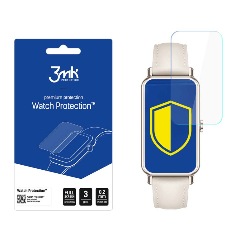 3mk „Watch Protection™“ ir ARC+ apsauginė plėvelė, skirta „Huawei Watch Fit Mini“