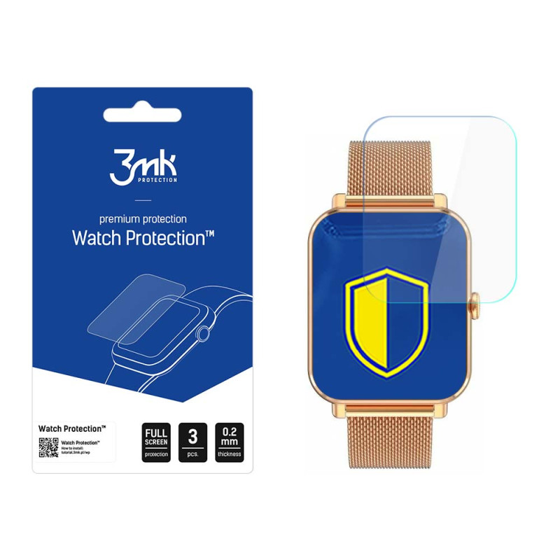 3mk Watch Protection™ ir ARC+ apsauginė folija ant Garett GRC Classic laikrodžio