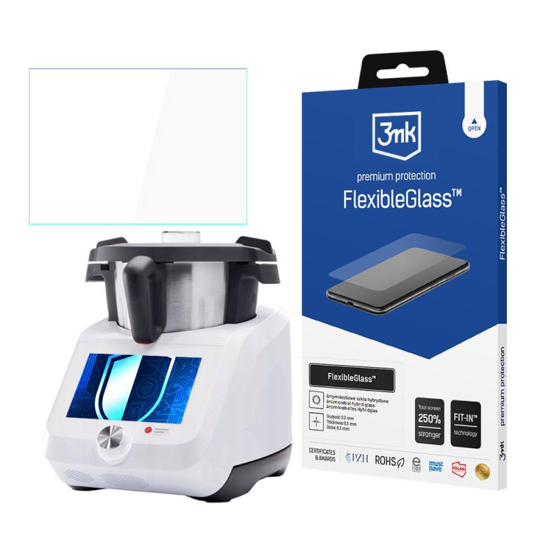 Hibridinis stiklas 3 mk „FlexibleGlass™“ ant „Lidlomix Monsieur Cuisine Smart 2024“
