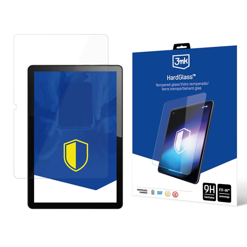 9H 3mk HardGlass™ stiklas, skirtas Lenovo Tab M10 3-iosios kartos planšetiniam kompiuteriui.