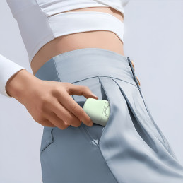 „Wozinsky WF16-YLS“ 5000mAh 15W „Lightning“ mini išorinė baterija su integruotu USB-C laidu ir „Apple Watch“ įkrovikliu ...