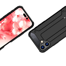 „Hybrid Armor“ „iPhone 16 Plus“ dėklas – juodas