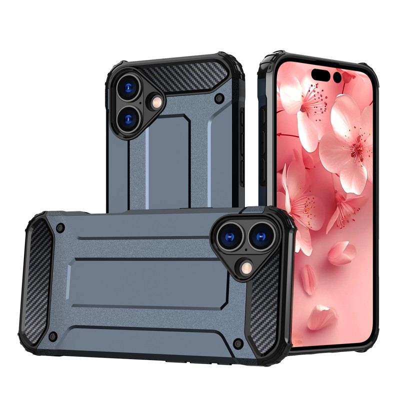 „Hybrid Armor“ „iPhone 16 Plus“ dėklas – mėlynas