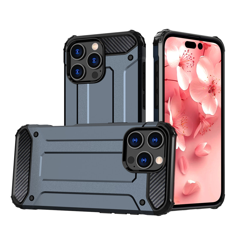 „Hybrid Armor“ „iPhone 16 Pro“ dėklas – mėlynas