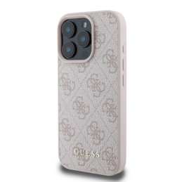 „Guess 4G Classic iPhone 16 Pro“ dėklas – rožinis