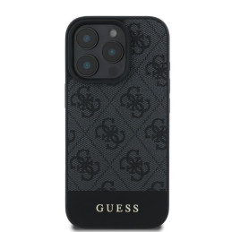 „Guess 4G Bottom Stripe iPhone 16 Pro“ dėklas – pilkas