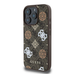 „Guess“ „Peony“ su 4G fonu, „MagSafe“ dėklas, skirtas „iPhone 16 Pro“ – rudas