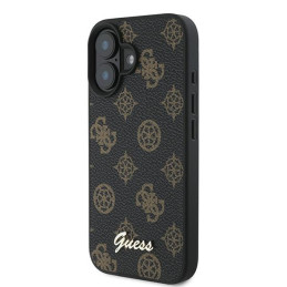 „Guess Peony Script MagSafe iPhone 16 Plus“ dėklas – juodas