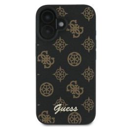 „Guess Peony Script MagSafe iPhone 16 Plus“ dėklas – juodas