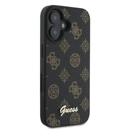 „Guess Peony Script MagSafe iPhone 16 Plus“ dėklas – juodas