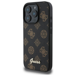 „Guess Peony Script MagSafe iPhone 16 Pro Max“ dėklas – juodas