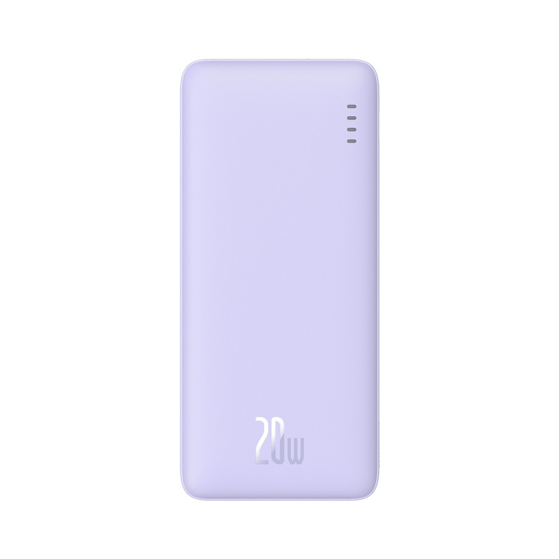 „Baseus Airpow 20W 10000mAh“ išorinė baterija – violetinė