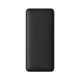 „Baseus Airpow“ 20 W 10000 mAh išorinė baterija su „Baseus Simple Series“ USB-A - USB-C 30 cm laidu - juoda