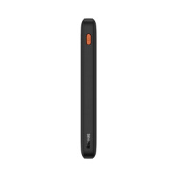 „Baseus Airpow“ 20 W 10000 mAh išorinė baterija su „Baseus Simple Series“ USB-A - USB-C 30 cm laidu - juoda