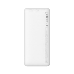 „Baseus Airpow“ 20 W 10000 mAh išorinė baterija su „Baseus Simple Series“ USB-A - USB-C 30 cm laidu - balta
