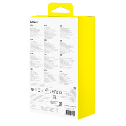 „Baseus Airpow 20W 20000mAh“ išorinė baterija su „Baseus Simple Series“ USB-A - USB-C 50 cm laidu - violetinė
