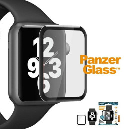 „PanzerGlass“ lenktas antibakterinis grūdintas stiklas, skirtas „Apple Watch 4/ 5/ 6/ SE“ - 40 mm - juodas