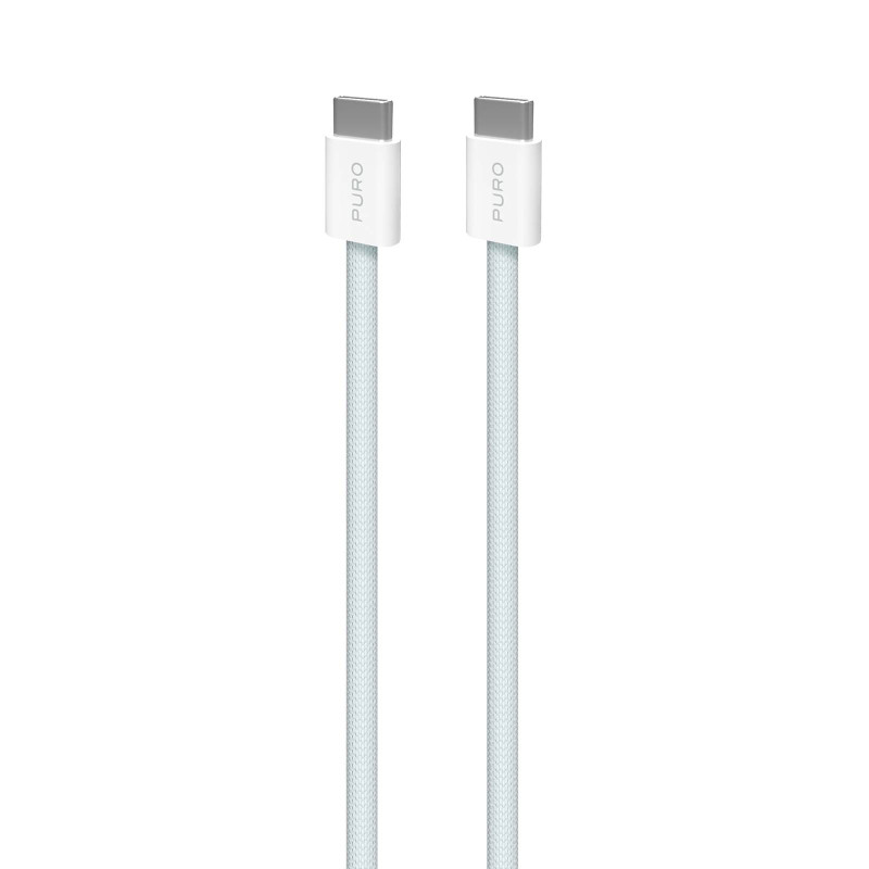 „Puro Fabrik“ USB-C – USB-C laidas 1,5 m 60 W 480 Mbps – mėlynas