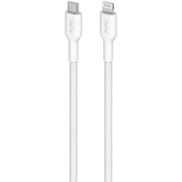 „Puro Fabrik“ USB-C – „Lightning“ laidas su MFI 1,2 m – baltas