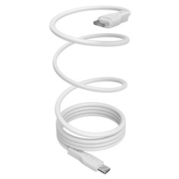 „Puro Magnetic USB-C“ – USB-C 60 W USB 3.2 (20 Gbps) 1 m magnetinis kabelis – baltas
