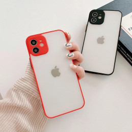 Milky Case Silikoninis lankstus permatomas dėklas, skirtas Samsung Galaxy A42 5G Black