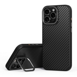 UNIQ Keva Max Magclick įkrovimo dėklas, skirtas iPhone 16 Pro – juodas