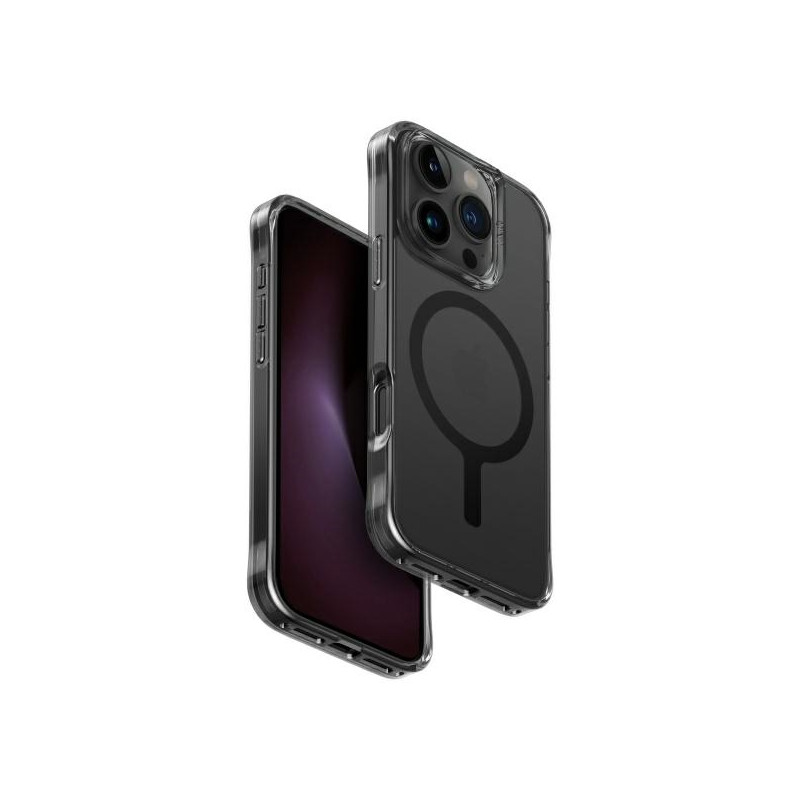 UNIQ LifePro Xtreme Magclick įkrovimo dėklas, skirtas iPhone 16 Pro – pilkas