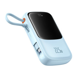 „Baseus Qpow Pro+“ 22,5 W 10000 mAh USB-C išorinė baterija – mėlyna