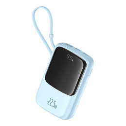 „Baseus Qpow Pro+“ 22,5 W 10000 mAh USB-C išorinė baterija – mėlyna