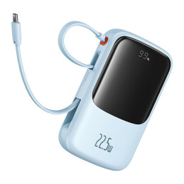 „Baseus Qpow Pro+“ 22,5 W 10000 mAh USB-C išorinė baterija – mėlyna