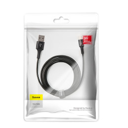 Baseus Halo USB-A - USB-C 2A kabelis 3m - juodas