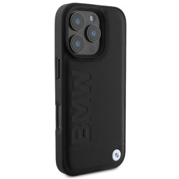 BMW odinis „Hot Stamp“ iPhone 16 Pro Max dėklas – juodas