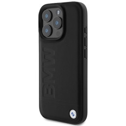 BMW odinis „Hot Stamp MagSafe iPhone 16 Pro“ dėklas – juodas