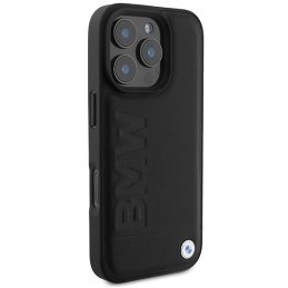 BMW odinis „Hot Stamp MagSafe iPhone 16 Pro“ dėklas – juodas