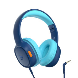 „Tronsmart KH01“ laidinės ausinės vaikams, saugios – mėlynos