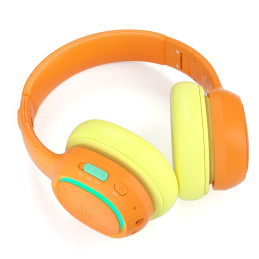 „Tronsmart KH03“ belaidės ausinės su ANC, vaikams, saugios – oranžinės