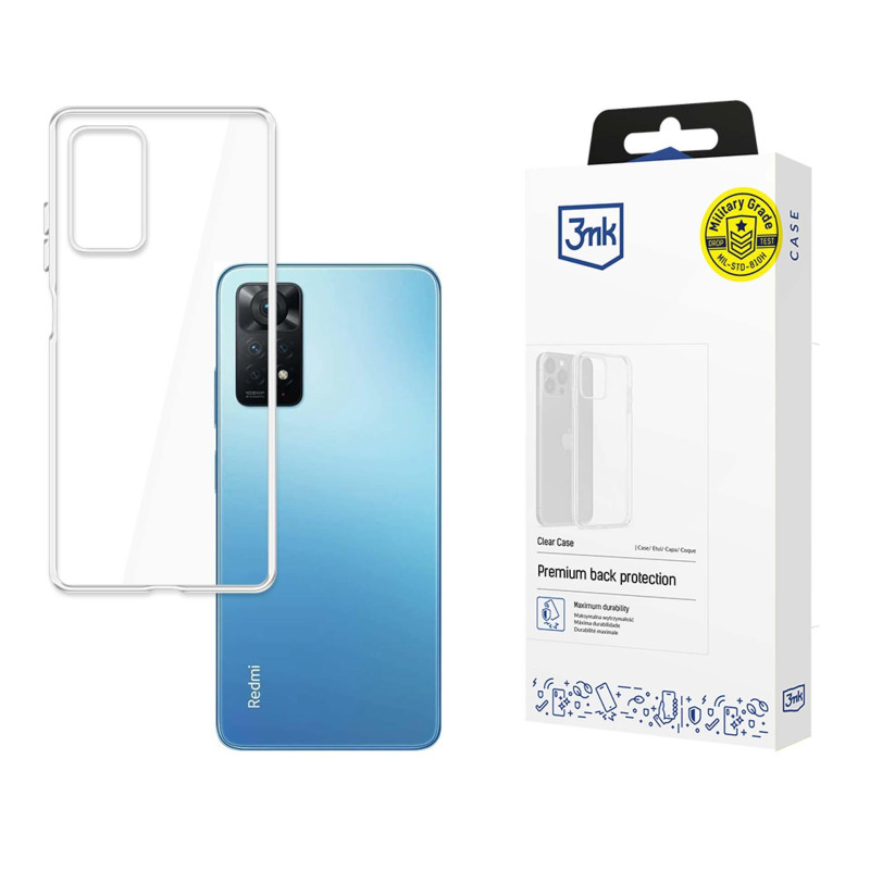 3mk skaidrus dėklas, skirtas „Xiaomi Redmi Note 12 Pro 4G“ - permatomas
