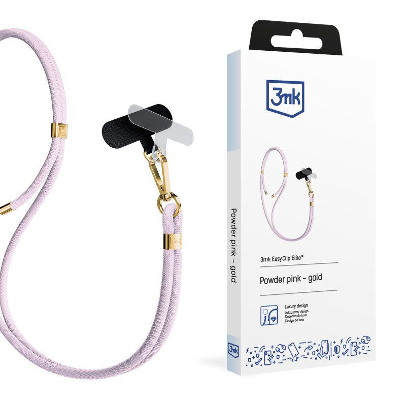 Išmaniojo telefono dirželis 3mk EasyClip Elite - rožinis