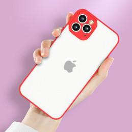 Milky Case Silikoninis lankstus permatomas dėklas, skirtas Samsung Galaxy S21+ 5G (S21 Plus 5G) tamsiai mėlynas