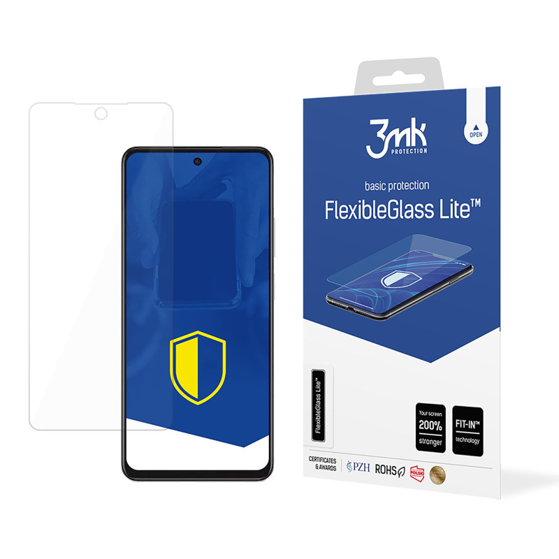Hibridinis stiklas 3mk FlexibleGlass Lite™ Oppo A3 4G telefone